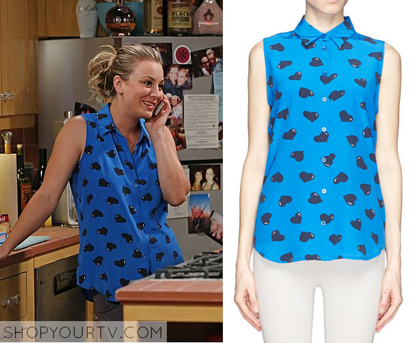 Big Bang Theory Season 7 Episode 24 Pennys Blue Heart Blouse Shop