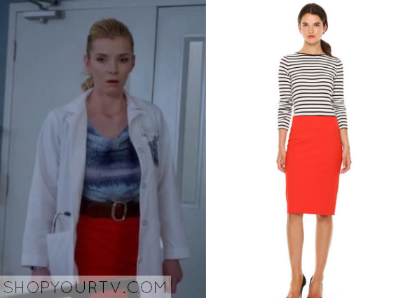 Nurse Jackie Season 6 Episode 5 Carrie’s Red Pencil Skirt