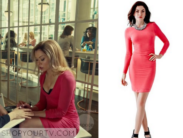 Orphan Black Season 3 Episode 8 Krystal’s Pink V Neck