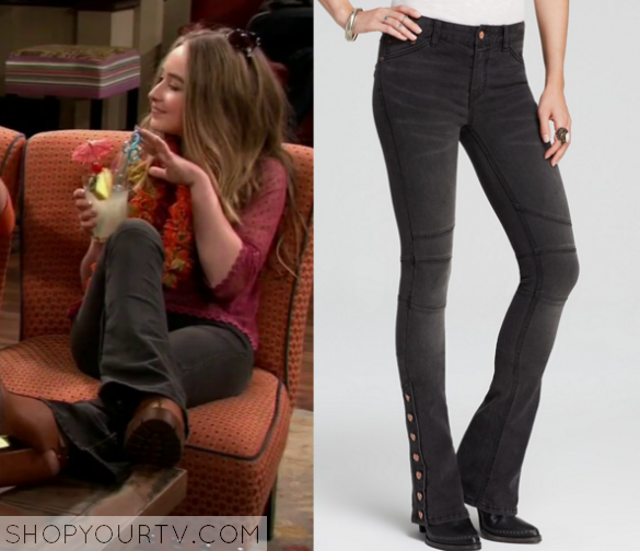 Girl Meets World Season 2 Episode 24 Mayas Washed Flared Jeans – Shop