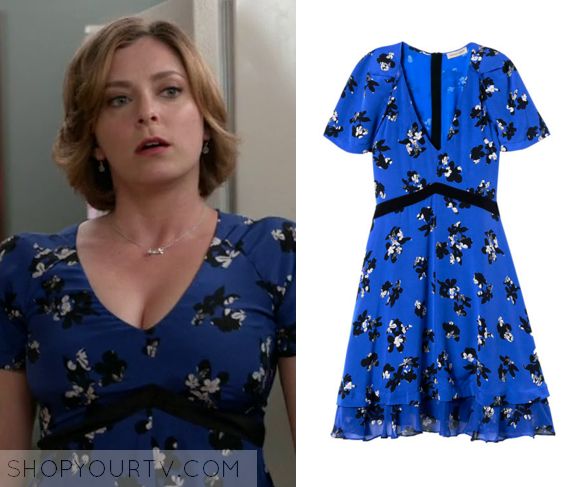 Crazy Ex Girlfriend Season 1 Episode 9 Rebeccas Blue Floral Dress