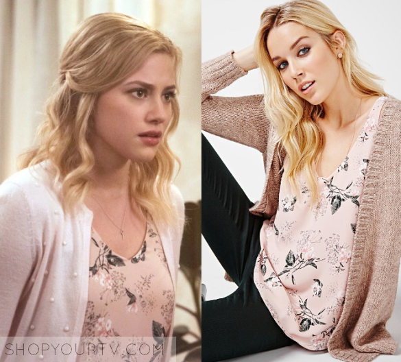 betty cooper pink shirt