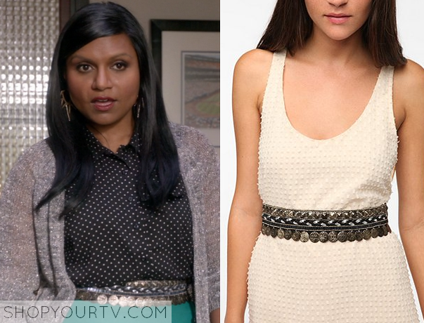 The Mindy Project: Season 1 Episode 5 Mindy's Silver Coin Belt | Shop ...