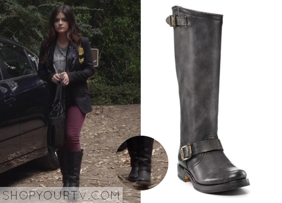 Pretty Little Liars: Season 4 Episode 20 Aria's Tall Buckle Boots