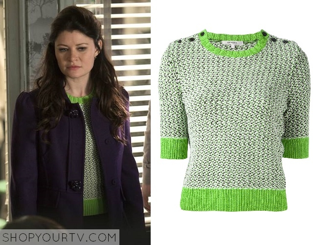 BONES: SEASON 9 EPISODE 14 CAMILLE'S Colorblock Sweater