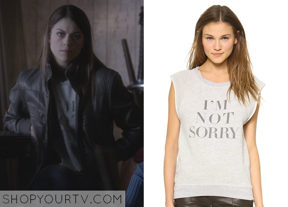 Pretty Little Liars: Season 5 Episode 1 Paige's Graphic Muscle Tee