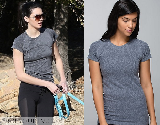 KUWTK: Season 9 Episode 10 Kendall's Grey Athletic Top