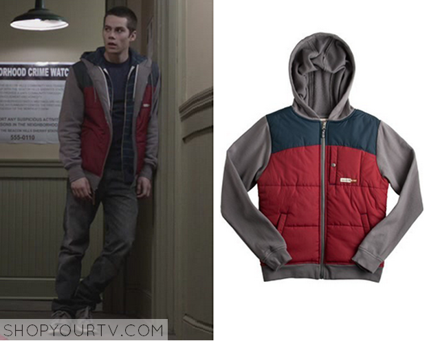 stiles stilinski red hoodie