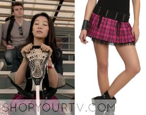 pink plaid skirt episode