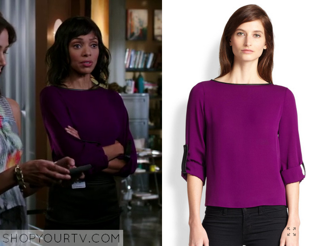 BONES: SEASON 9 EPISODE 14 CAMILLE'S Colorblock Sweater