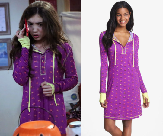 Girl Meets World: Season 1 Episode 11 Riley's Purple Owl Hooded Henley ...