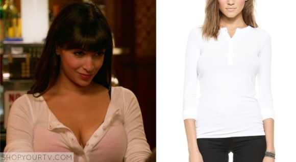 New Girl: Season 1 Episode 5 Cece's Black Floral Bra