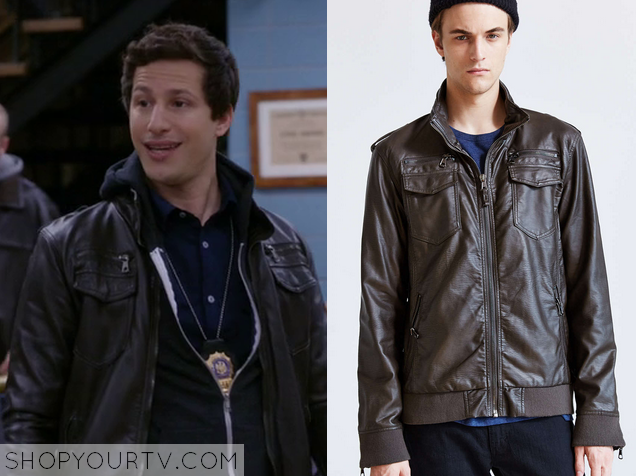 Brooklyn Nine Nine: Season 2 Episode 11 Jake's Brown Leather Jacket ...