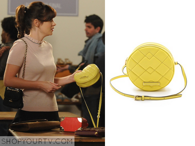 yellow circle bag