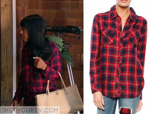 KAKTTH: Season 1 Episode 8 Malika's Red Plaid Shirt | Shop Your TV