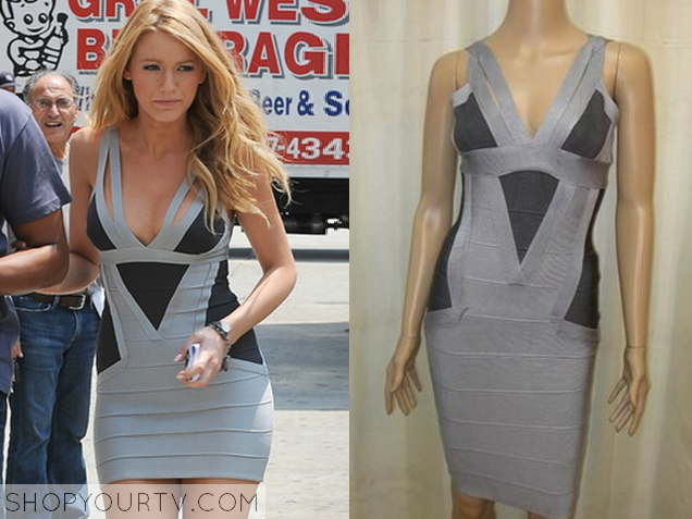 Gossip Girl Season 2 Episode 4 Serena s Grey Bandage Dress Shop