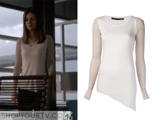 Eye Candy: Season 1 Episode 1 Lindy's Colorblock Long Sleeve Top