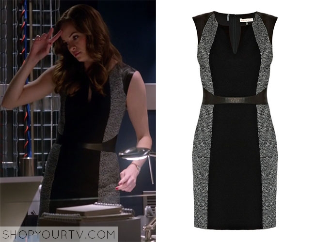 The Flash Season 1 Episode 12 Caitlins Gray And Black Dress Shop