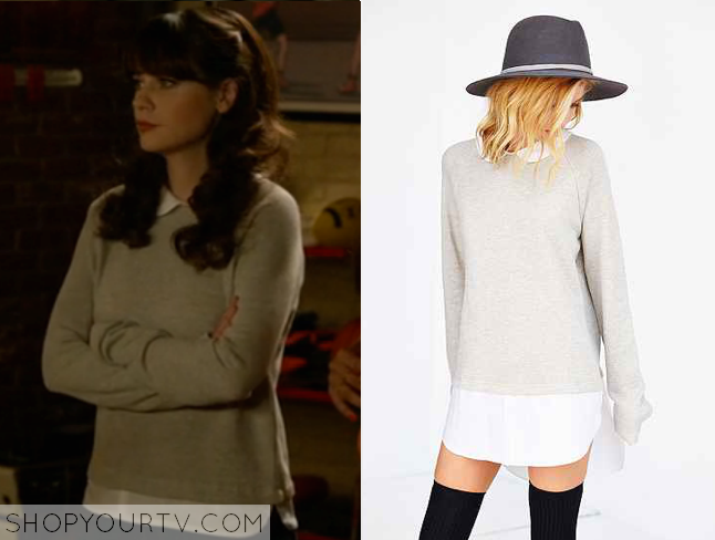 New Girl: Season 4 Episode 17 Jess' Layered Collared Top | Shop Your TV