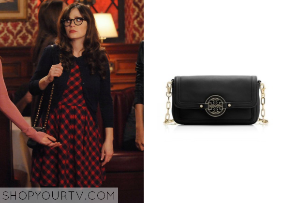 New Girl: Season 4 Episode 21 Jess' Black Leather Bag | Shop Your TV