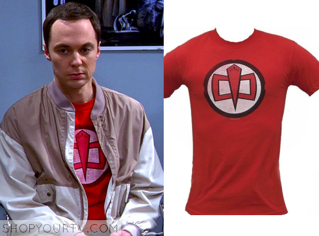 The Big Bang Theory: Season 8 Episode 19 Sheldon's Red T Shirt | Shop ...