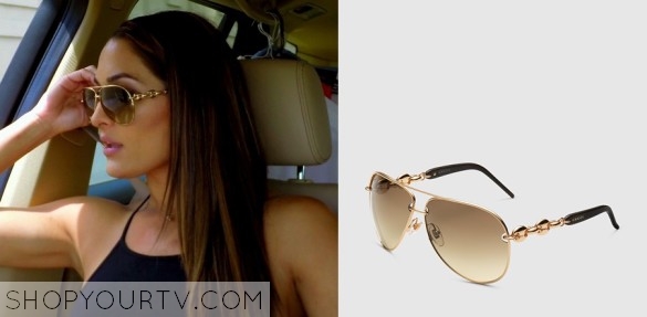 Chanel Oval Sunglasses worn by Nikki Bella as seen in Nikki Bella