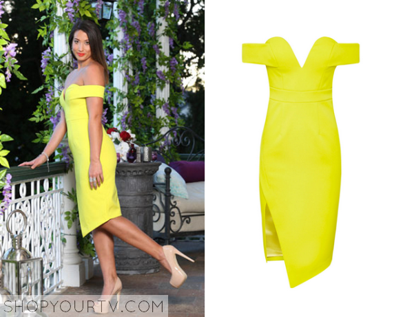 yellow sheike dress