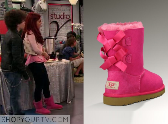 pink ugg style boots