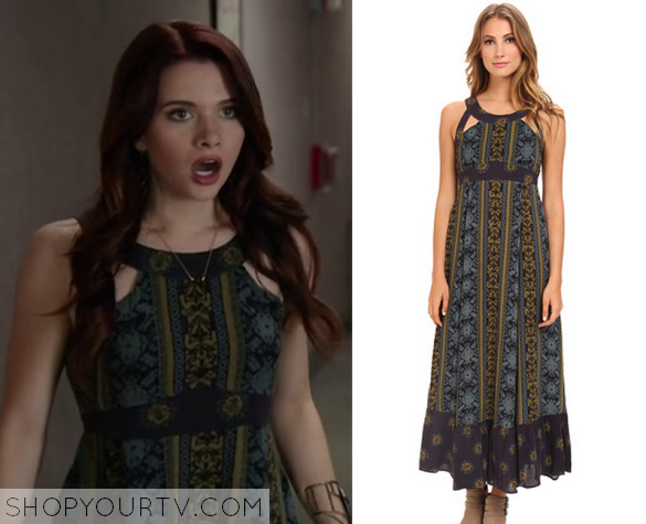 Faking It: Season 2 Episode 15 Karma's Printed Cut Out Dress | Shop Your TV