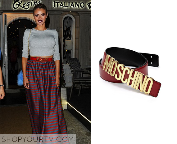 moschino belt outfit