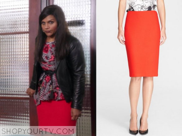 The Mindy Project: Season 4 Episode 1 Mindy's Red Pencil Skirt ...