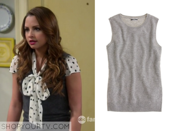 Young & Hungry: Season 2 Episode 14 Sofia's Grey Vest | Shop Your TV