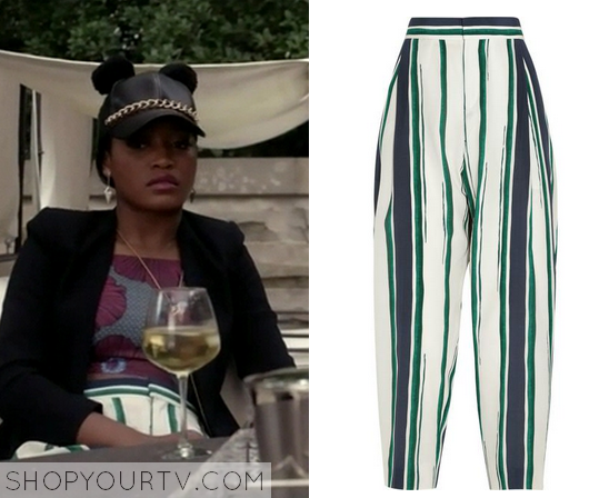 Scream Queens: Season 1 Episode 3 Zayday’s Striped Pants – Shop Your TV