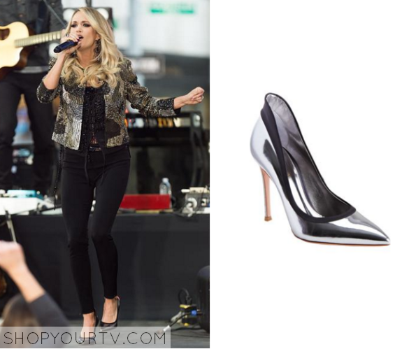 Stilettos, Sequin – Fonjep News, Carrie Underwood ACM Awards Outfits:  Princess Wallet Dress, Jeans 'PLY' nero denim
