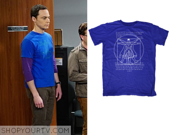 Sheldon superman t clearance shirt