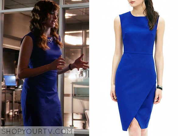 cobalt sheath dress