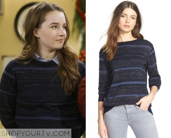 Last Man Standing: Season 5 Episode 11 Eve’s Blue Striped Sweater ...