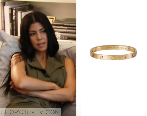 kourtney kardashian love bracelet