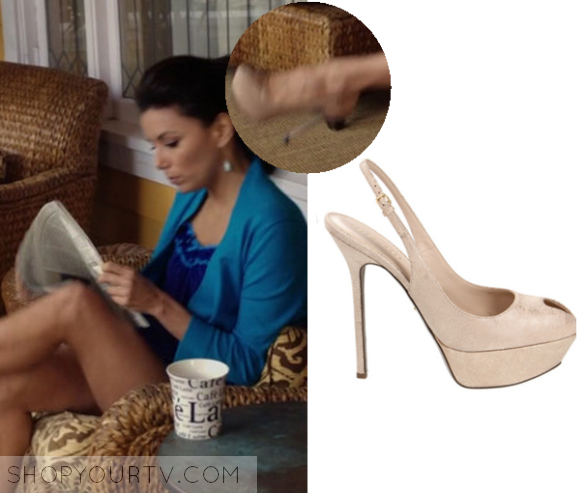 Desperate Housewives Season 8 Episode 22 Gabis Nude Heels Fashion, Clothes, Outfits and Wardrobe on Shop Your TV picture