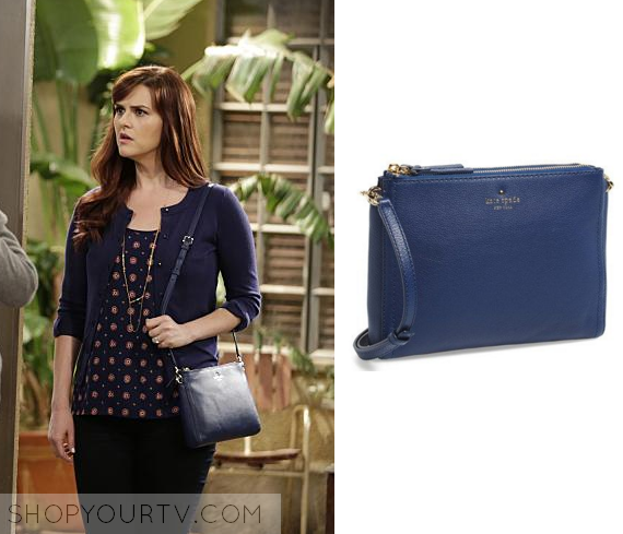 Mom: Season 3 Episode 8 Candice's Navy Handbag | Fashion, Clothes ...