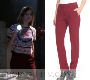 Pretty Little Liars: Season 6 Episode 16 Aria's Red Trousers | Shop Your TV
