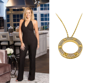 Kocktails with Khloe: Season 1 Episode 1 Khloe #39 s Gold Circle Necklace