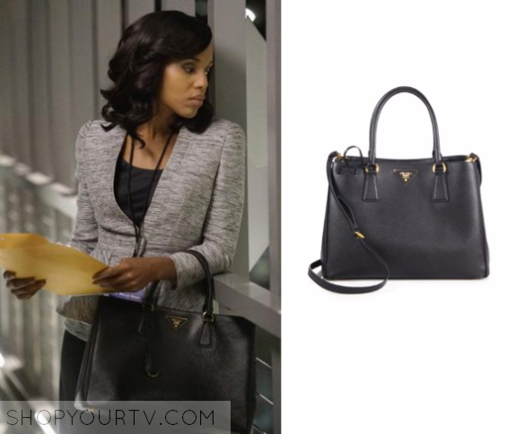 Scandal Season 5 Episode 15 Olivia s Black Leather Tote Bag