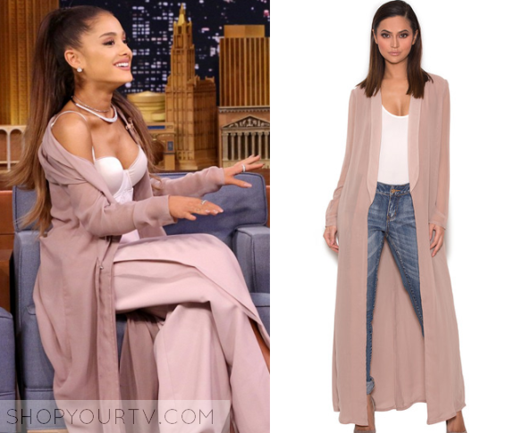 Ariana grande pink clearance coat