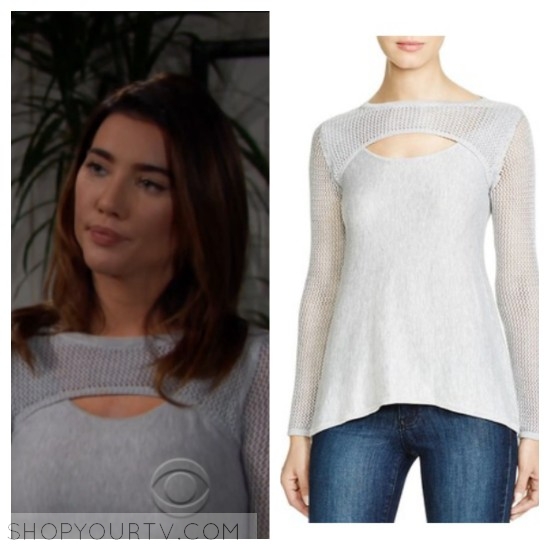 The Bold and the Beautiful: May 2016 Steffy's Grey Cutout Sweater ...