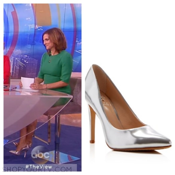 The View: May 2016 Paula's Silver Pointed Toe Pumps | Fashion, Clothes ...