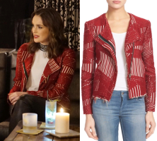 Agents of Shield: Season 3 Episode 18 Jemma's Red Printed Jacket | Shop ...