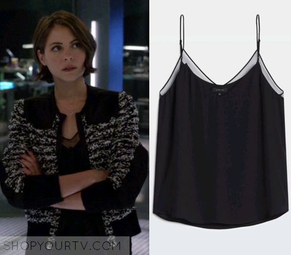 Arrow: Season 4 Episode 19 Thea's Black Camisole | Shop Your TV