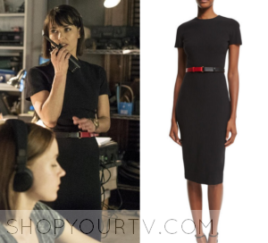 UnReal: Season 2 Episode 2 Quinn's Navy Belted Dress | Shop Your TV