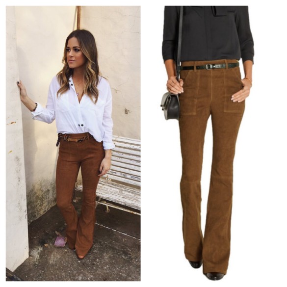 Frame Denim Le Flare Francoise Pants worn by JoJo Fletcher in The  Bachelorette (S12E07)